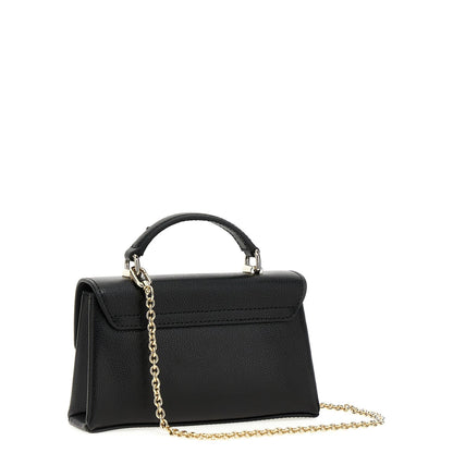 Furla Black Leather Crossbody Bag