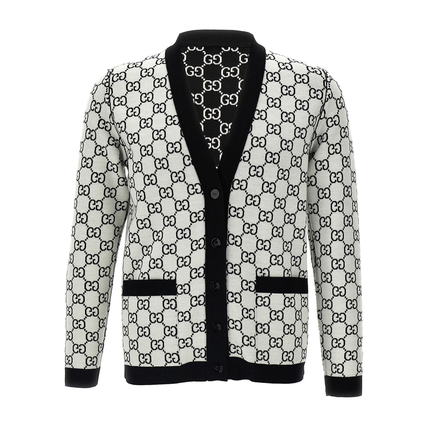 Gucci Bicolor Wool Cardigan