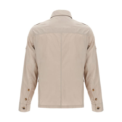 Brunello Cucinelli Beige Cotton Full-Length Jacket