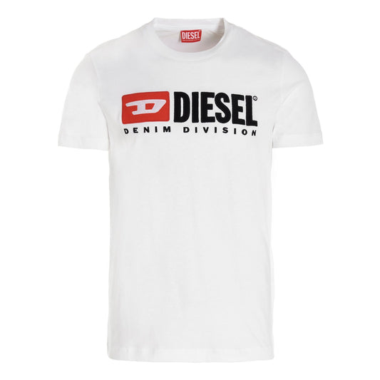 Diesel White Cotton T-Shirt