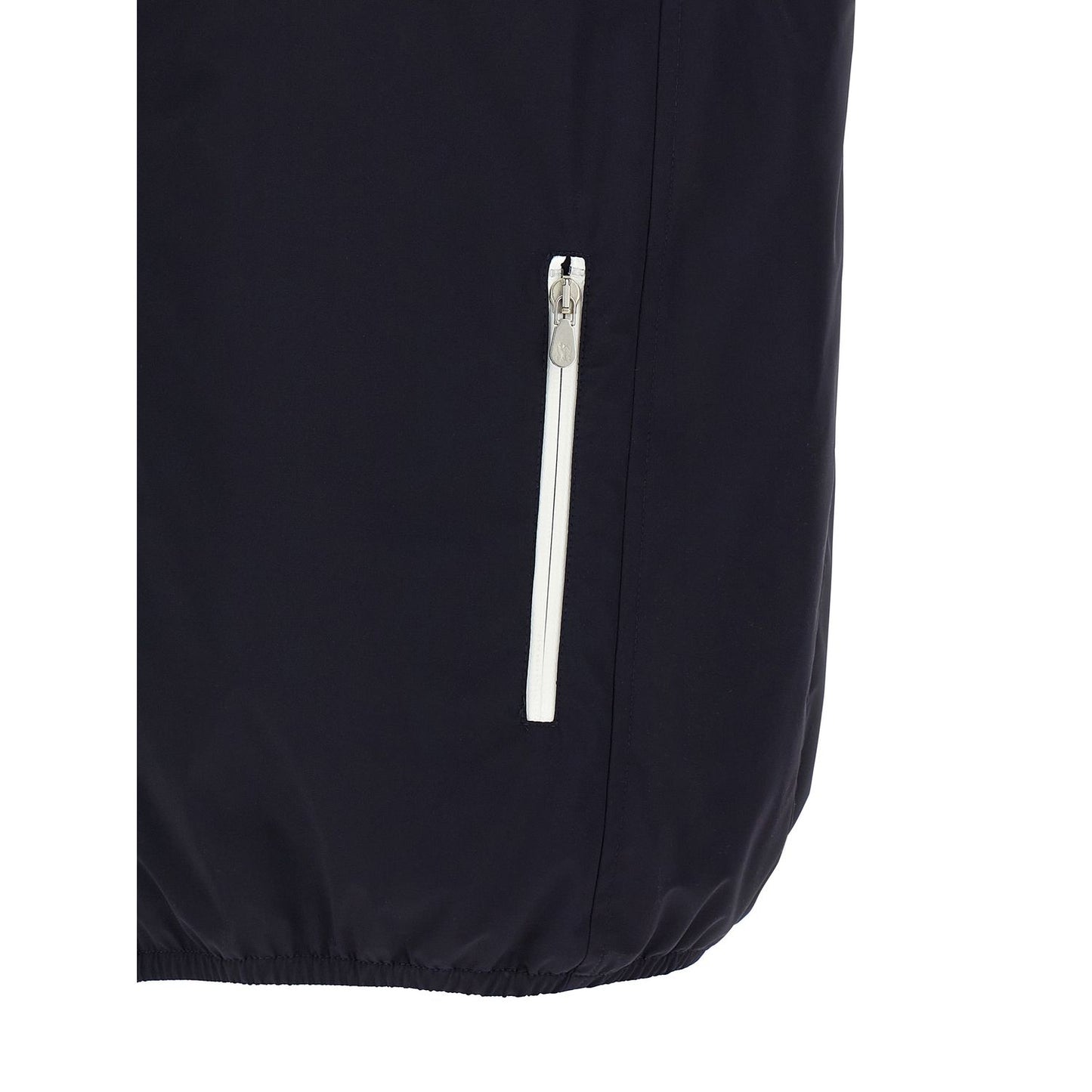 Brunello Cucinelli Blue Polyamide Sleeveless Jacket