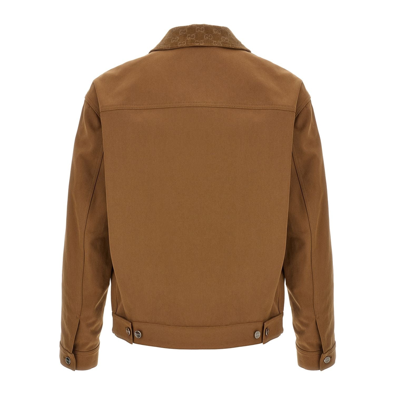 Gucci Brown Cotton Full-Length Jacket