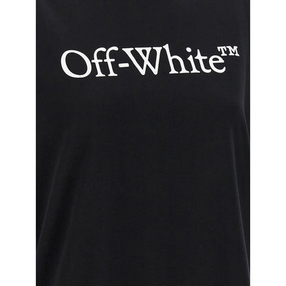Off-White Black Cotton T-Shirt