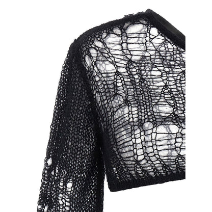 Rick Owens Black Nylon Tank Tops