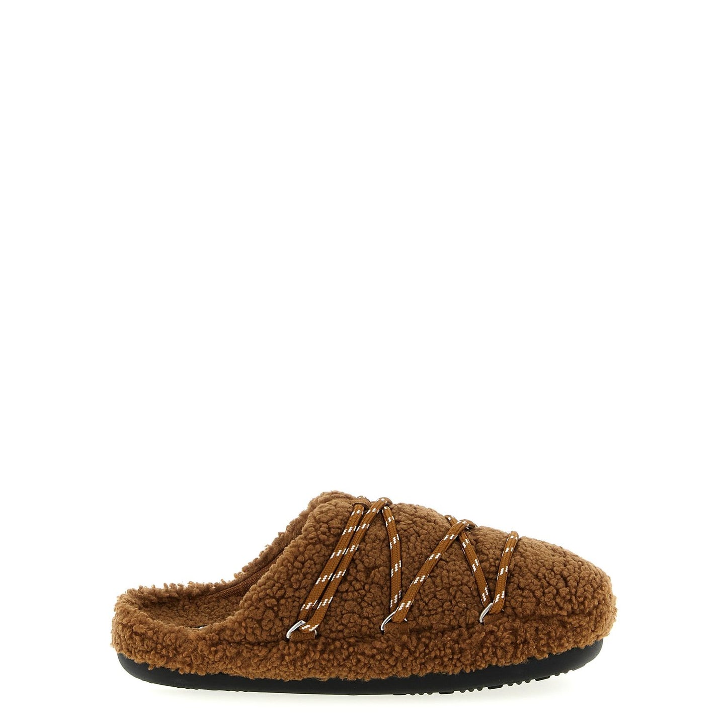 Moon Boot Brown Polyester Slippers