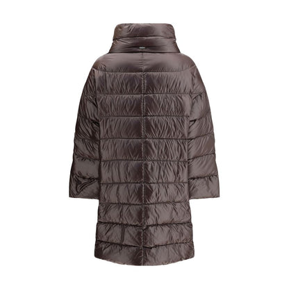 Herno Brown Polyester Full-Length Jacket