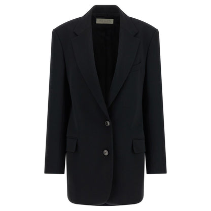 Dries Van Noten Black Polyester Blazer