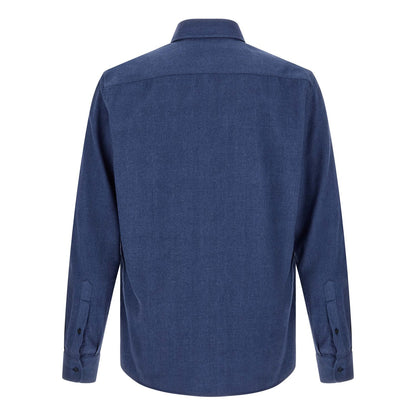 Brunello Cucinelli Blue Cotton Blouse