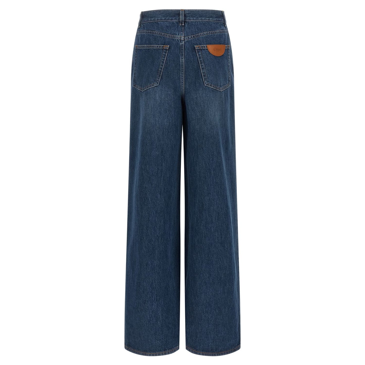 Chloé Blue Cotton Jeans Denim