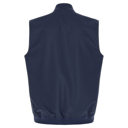 Brunello Cucinelli Blue Polyester Sleeveless Jacket