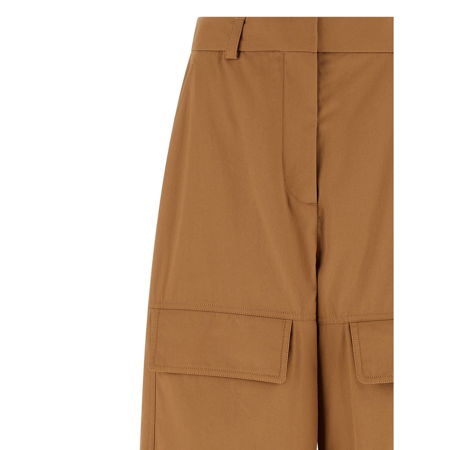 Stella McCartney Beige Cotton Cargo Pants