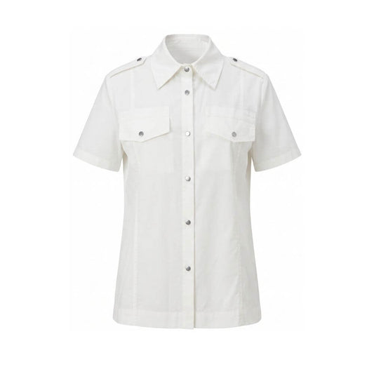 Mr&Mrs Italy White Cotton Women Shirt