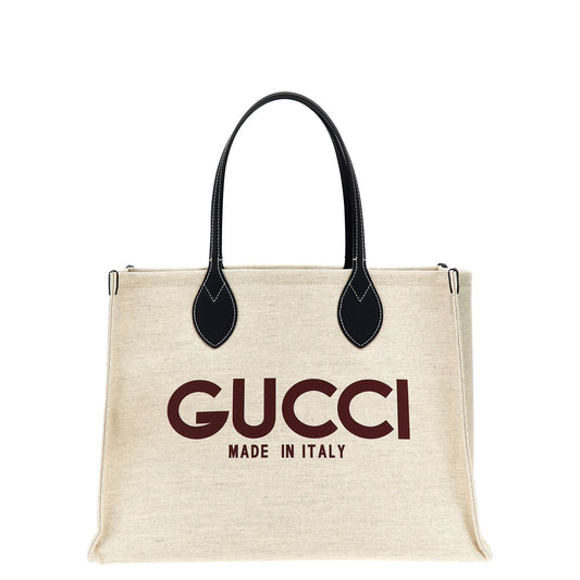 Gucci Beige Polyethylene Tote Bag