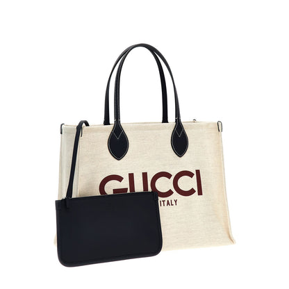 Gucci Beige Polyethylene Tote Bag