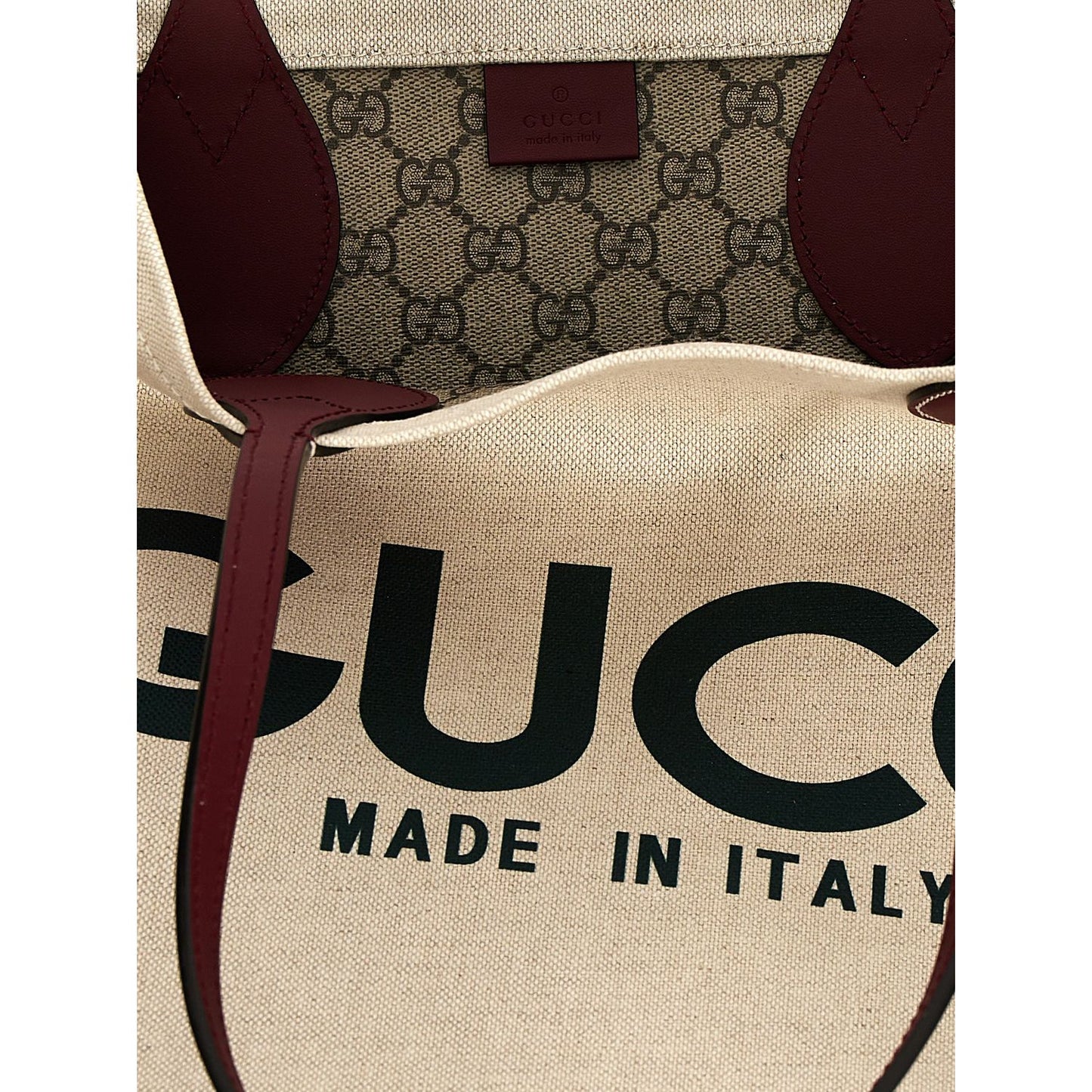 Gucci Beige Polyethylene Tote Bag