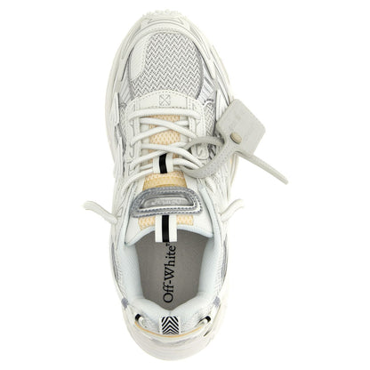 Off-White White Polyethylene Athletic Sneakers