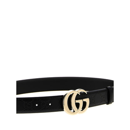 Gucci Black Calfskin Regular Belt