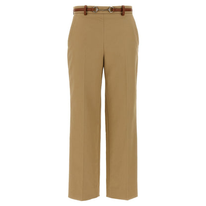 Gucci Beige Cotton Casual Pants