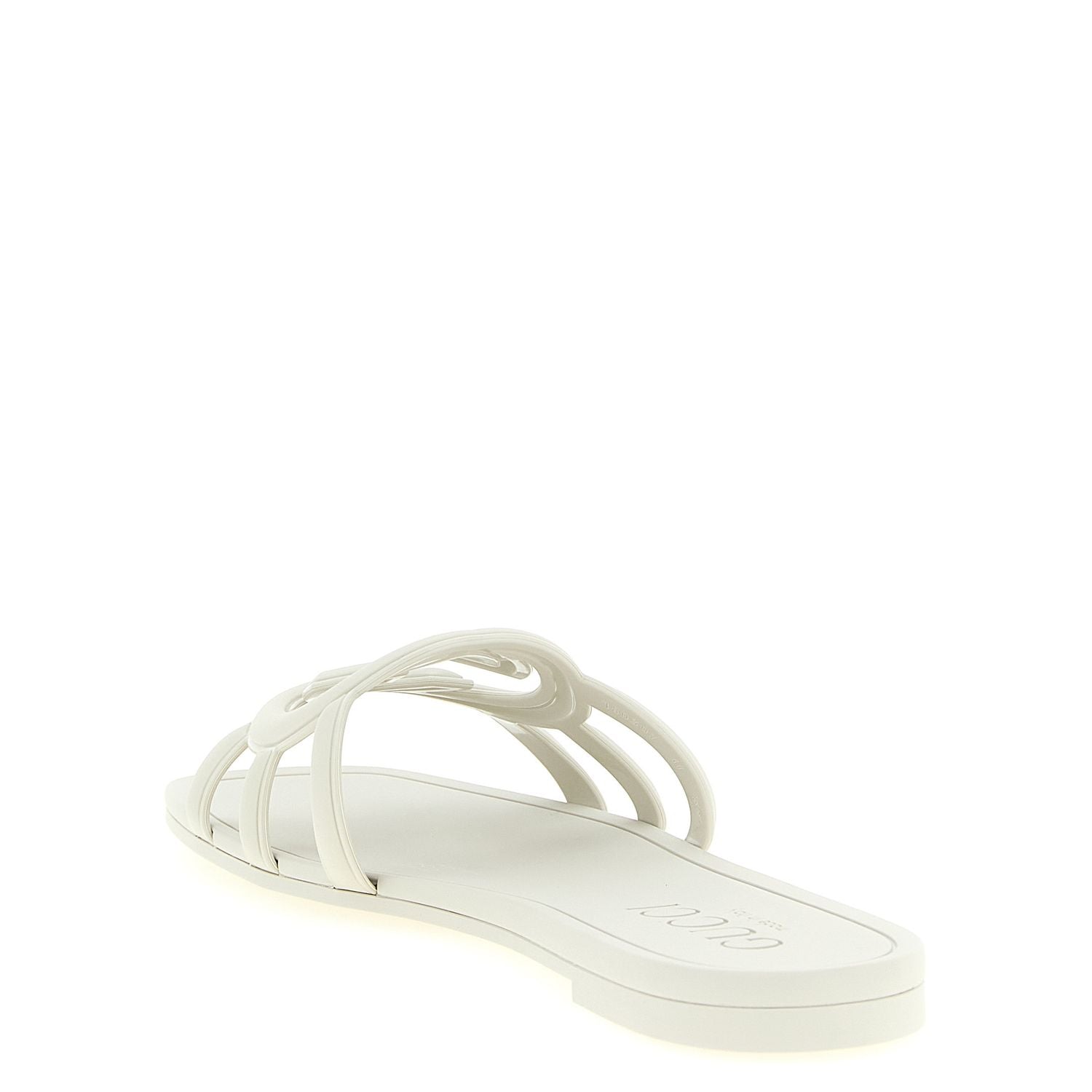 Gucci Gray Rubber Slides