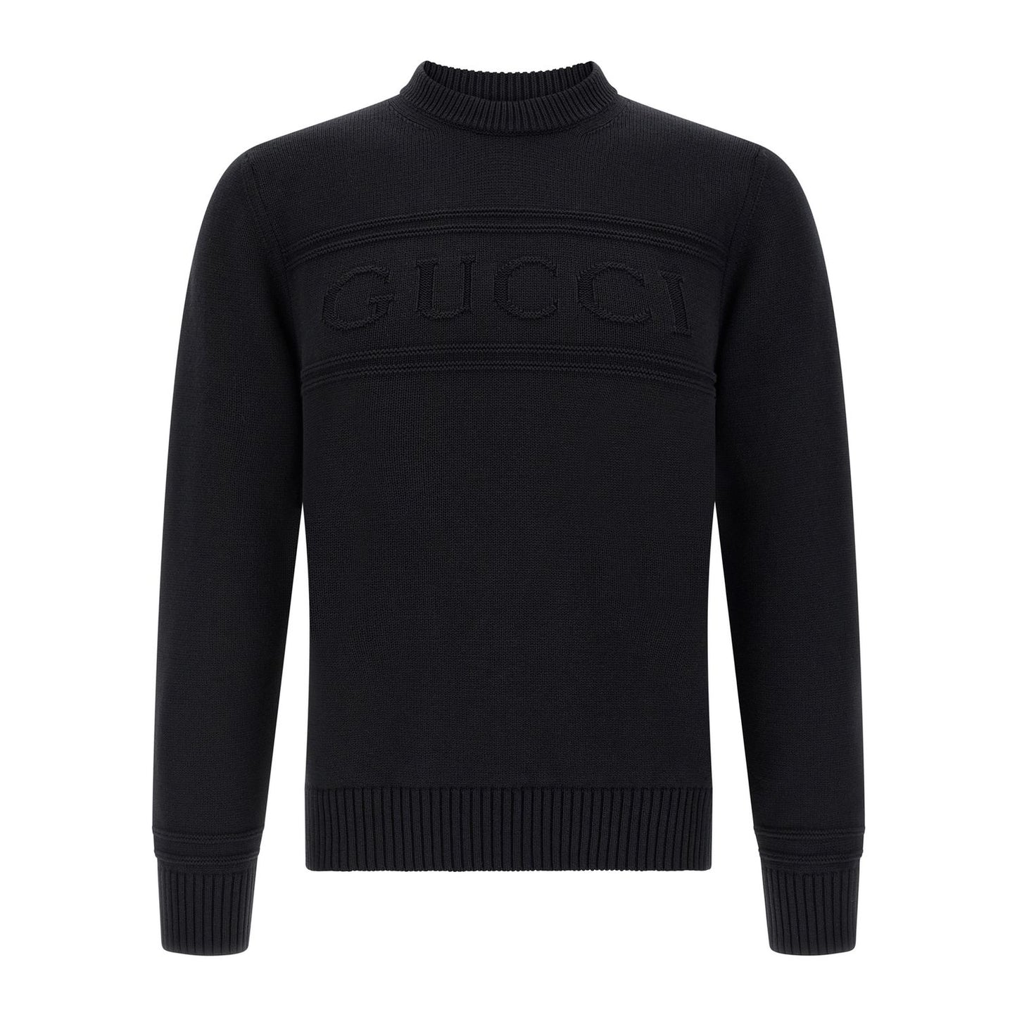 Gucci Black Cotton Cardigan