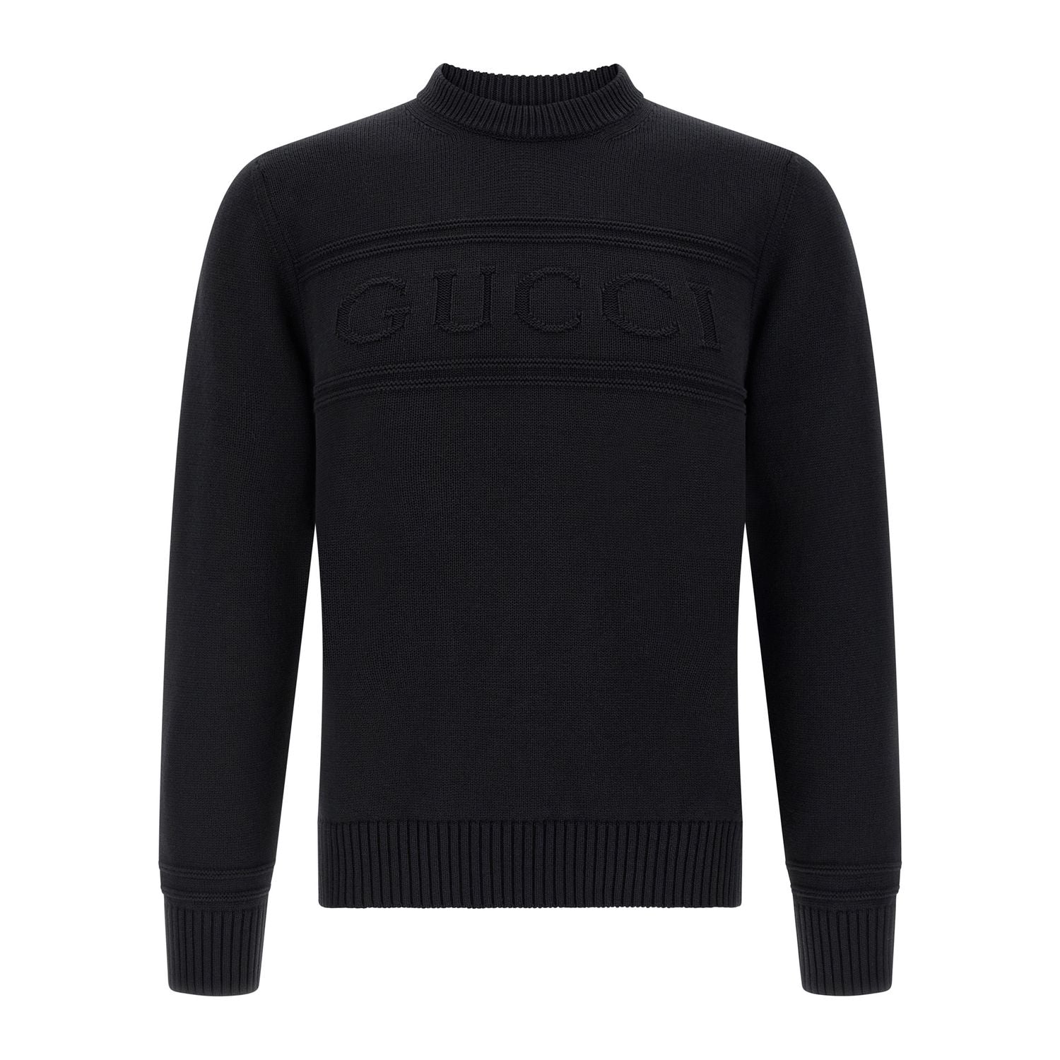 Gucci Black Cotton Cardigan
