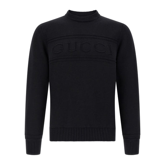 Gucci Black Cotton Cardigan