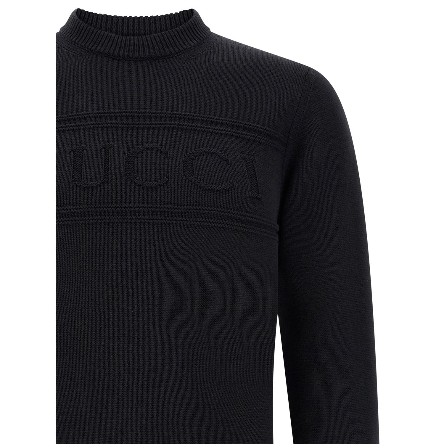 Gucci Black Cotton Cardigan