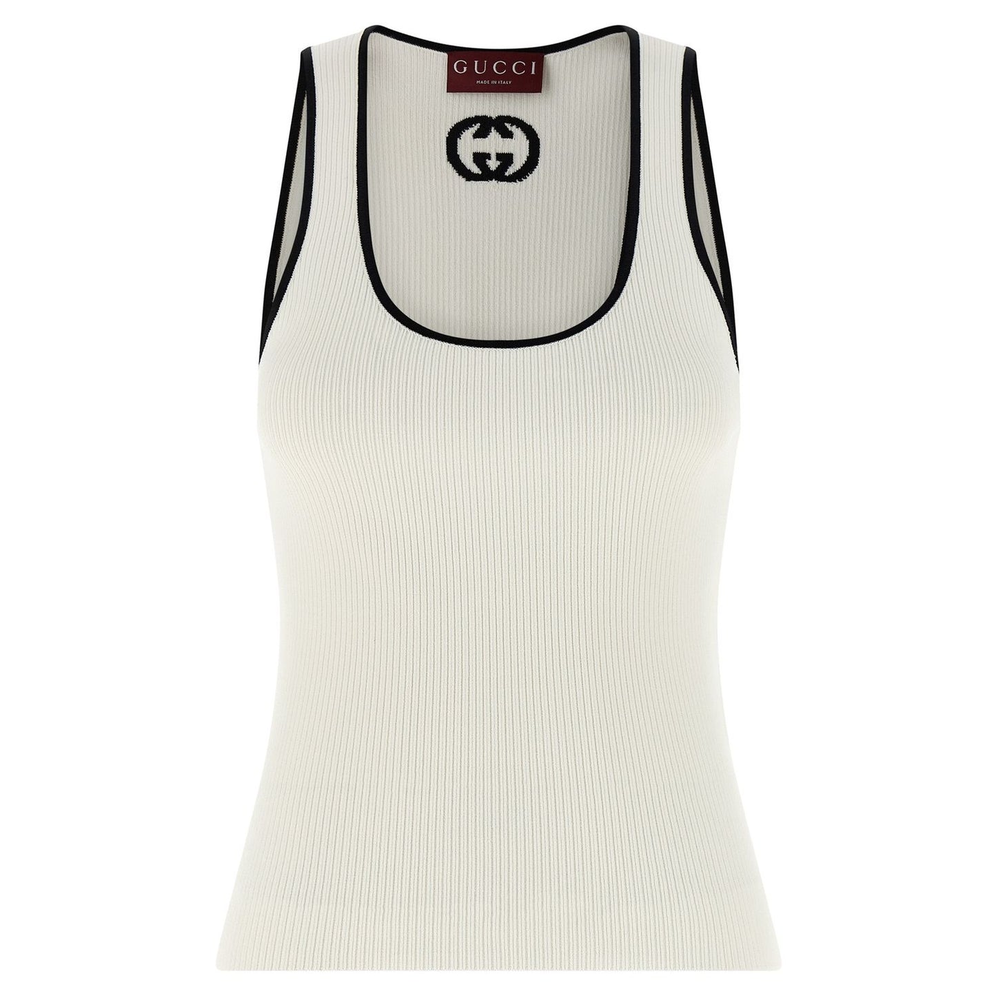 Gucci Bicolor Viscose Tank Tops