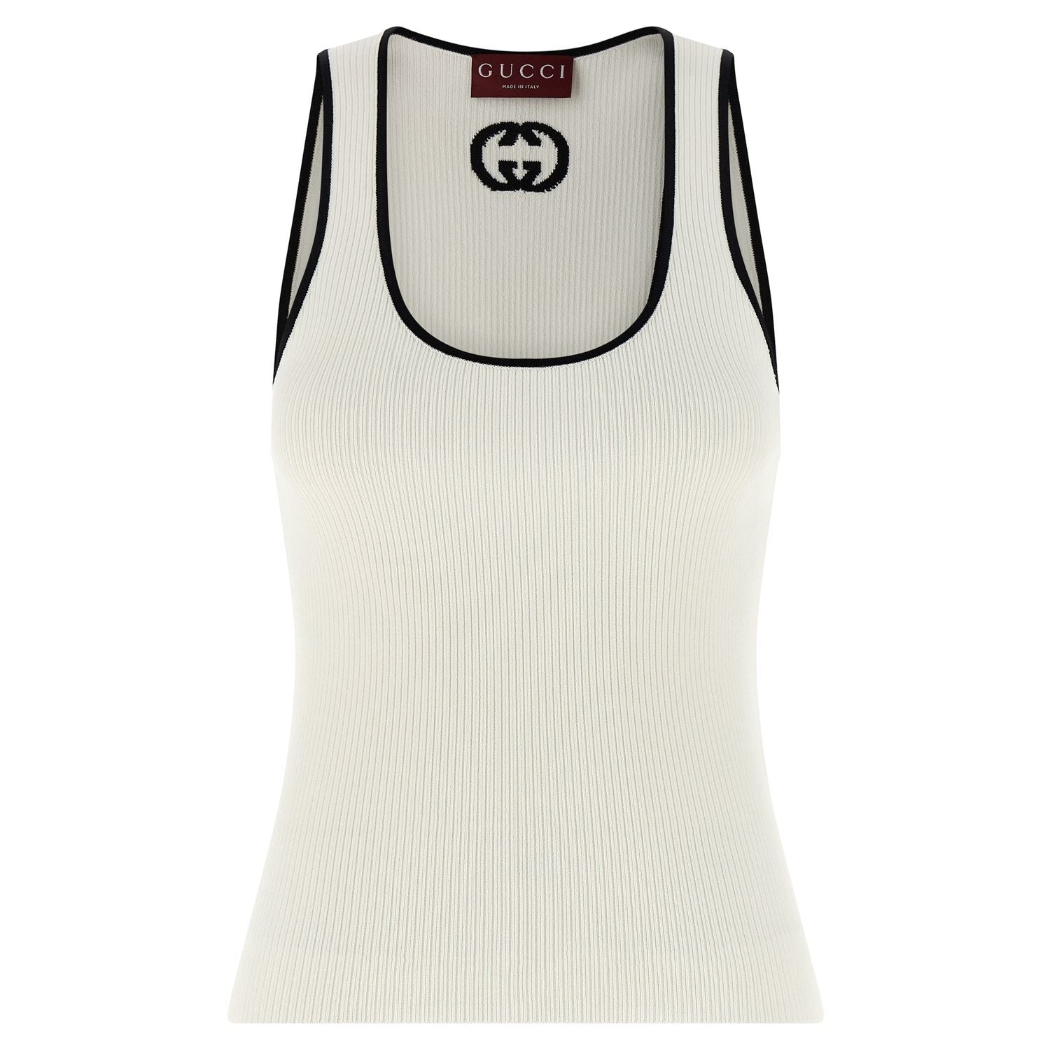 Gucci Bicolor Viscose Tank Tops