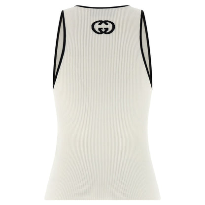 Gucci Bicolor Viscose Tank Tops