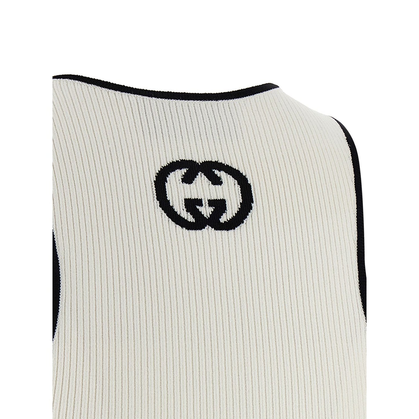 Gucci Bicolor Viscose Tank Tops