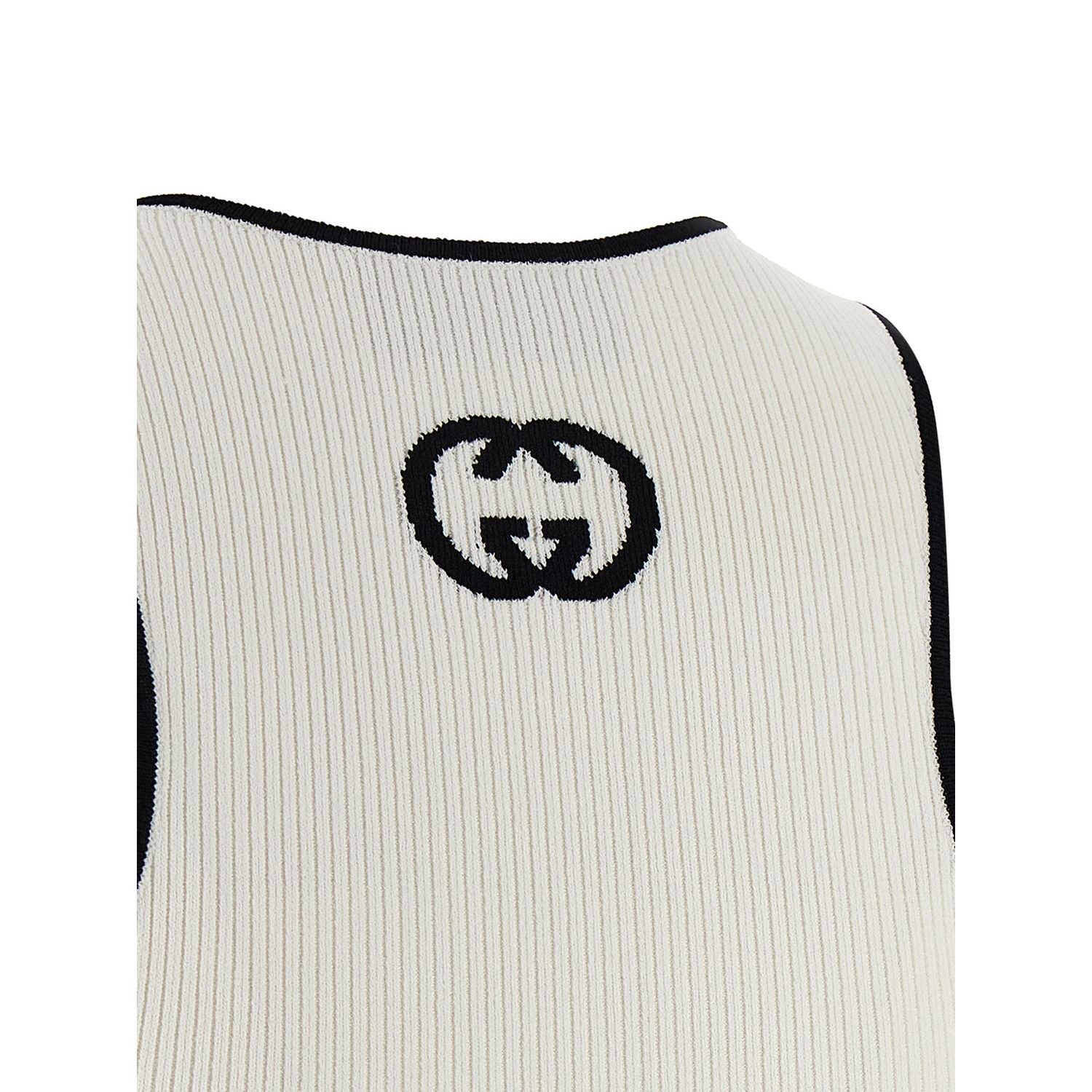 Gucci Bicolor Viscose Tank Tops