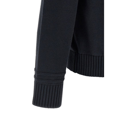 Gucci Blue Cotton Cardigan
