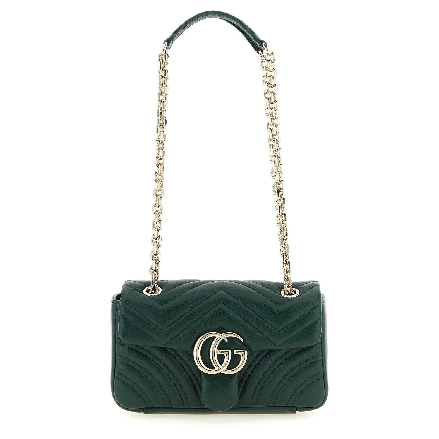 Gucci Bicolor Lamb Leather Shoulder Bag
