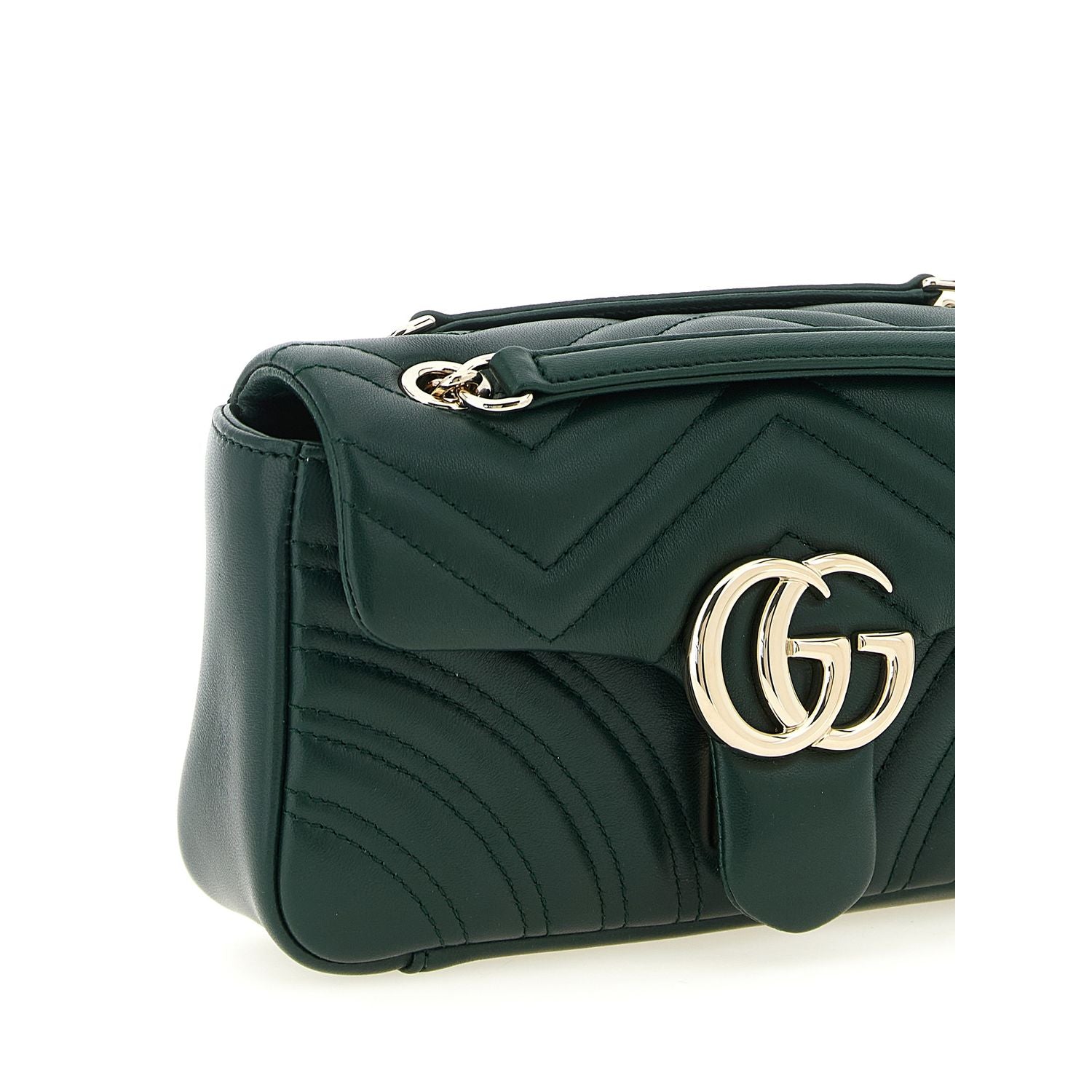Gucci Bicolor Lamb Leather Shoulder Bag