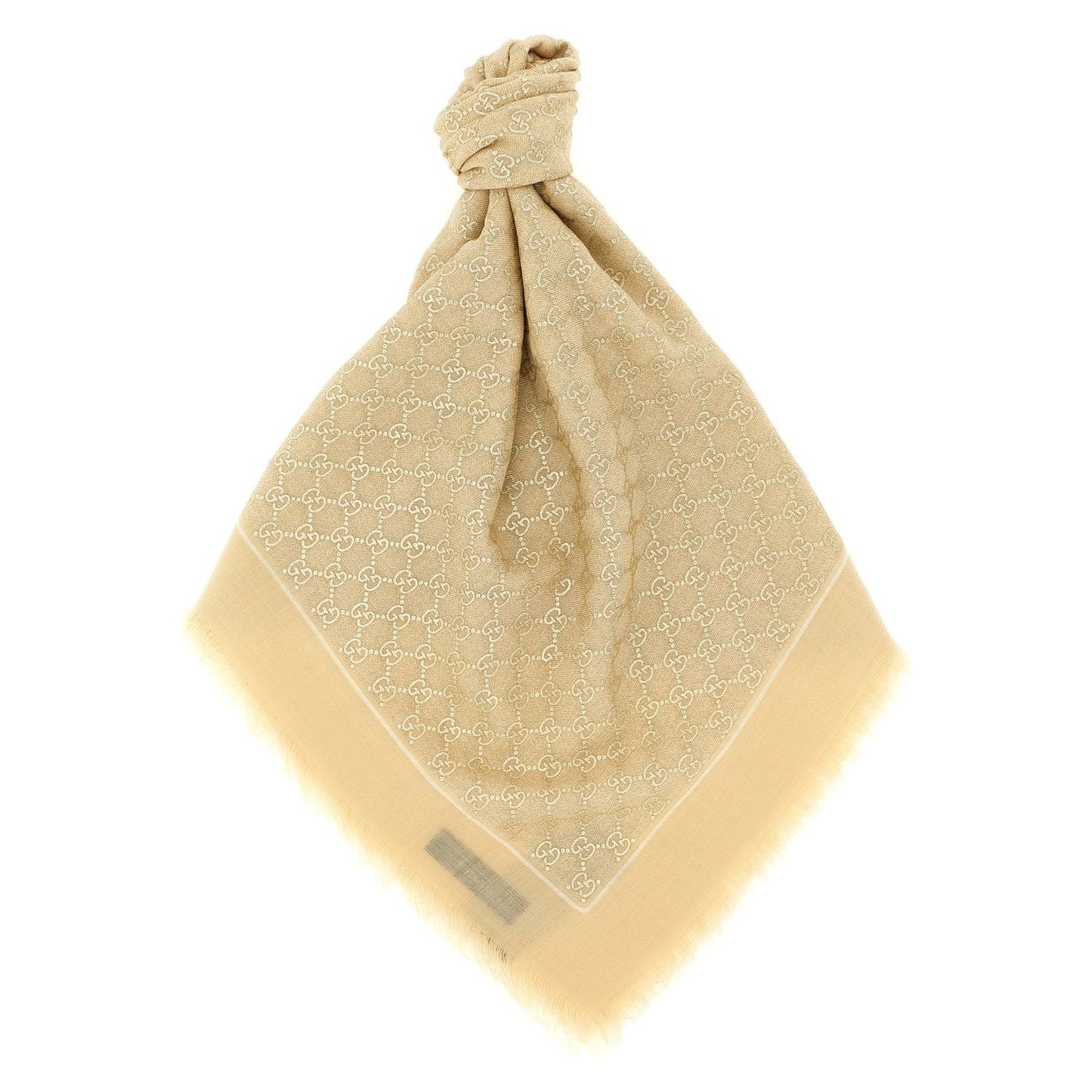 Gucci Beige Wool Scarf