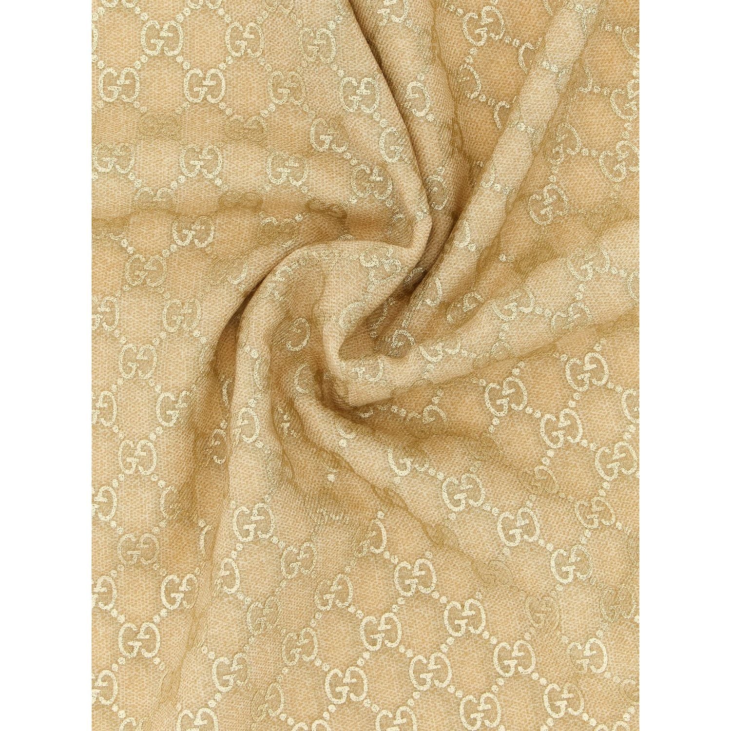 Gucci Beige Wool Scarf