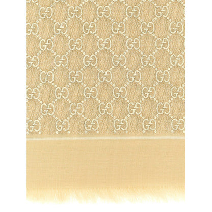 Gucci Beige Wool Scarf