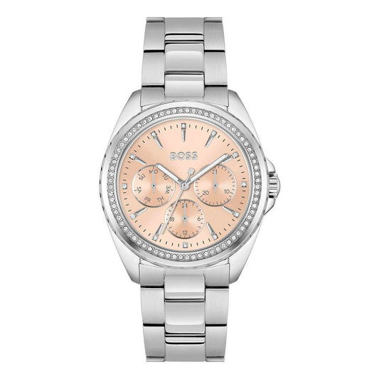 Hugo Boss Gray Stainless Steel Dress Watch