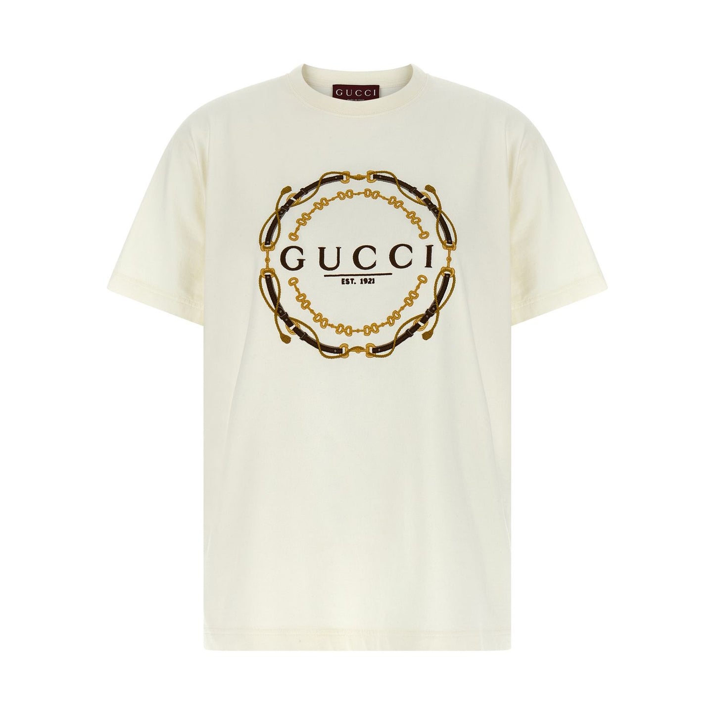 Gucci White Fabric T-Shirt