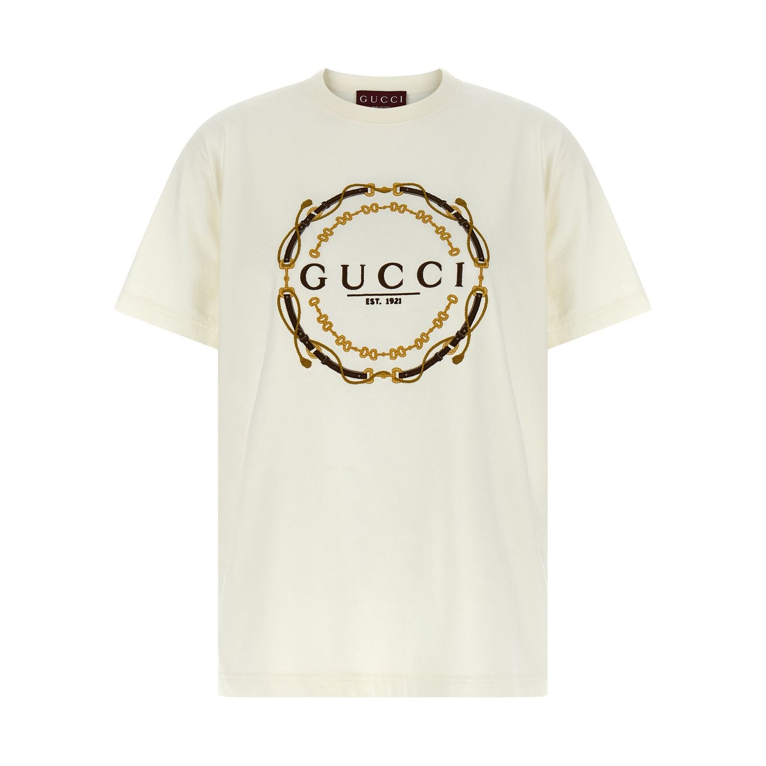 Gucci White Fabric T-Shirt