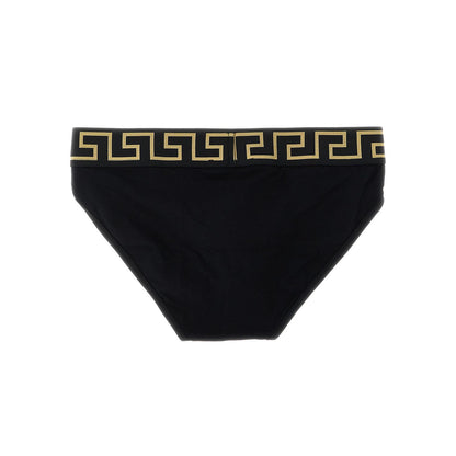 Versace Black Cotton Briefs