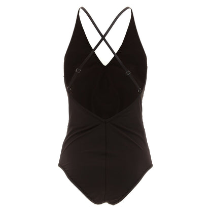 Brunello Cucinelli Brown Polyamide One-Piece Swimsuit