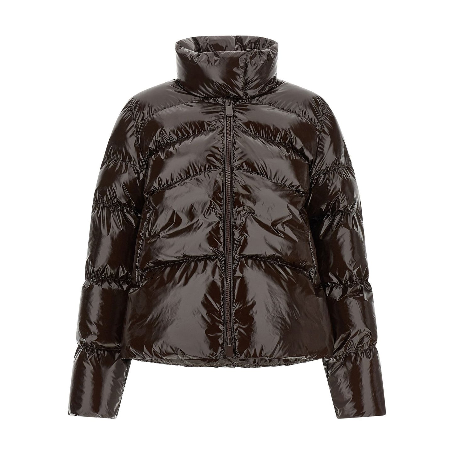 PINKO Brown Polyamide Full-Length Jacket