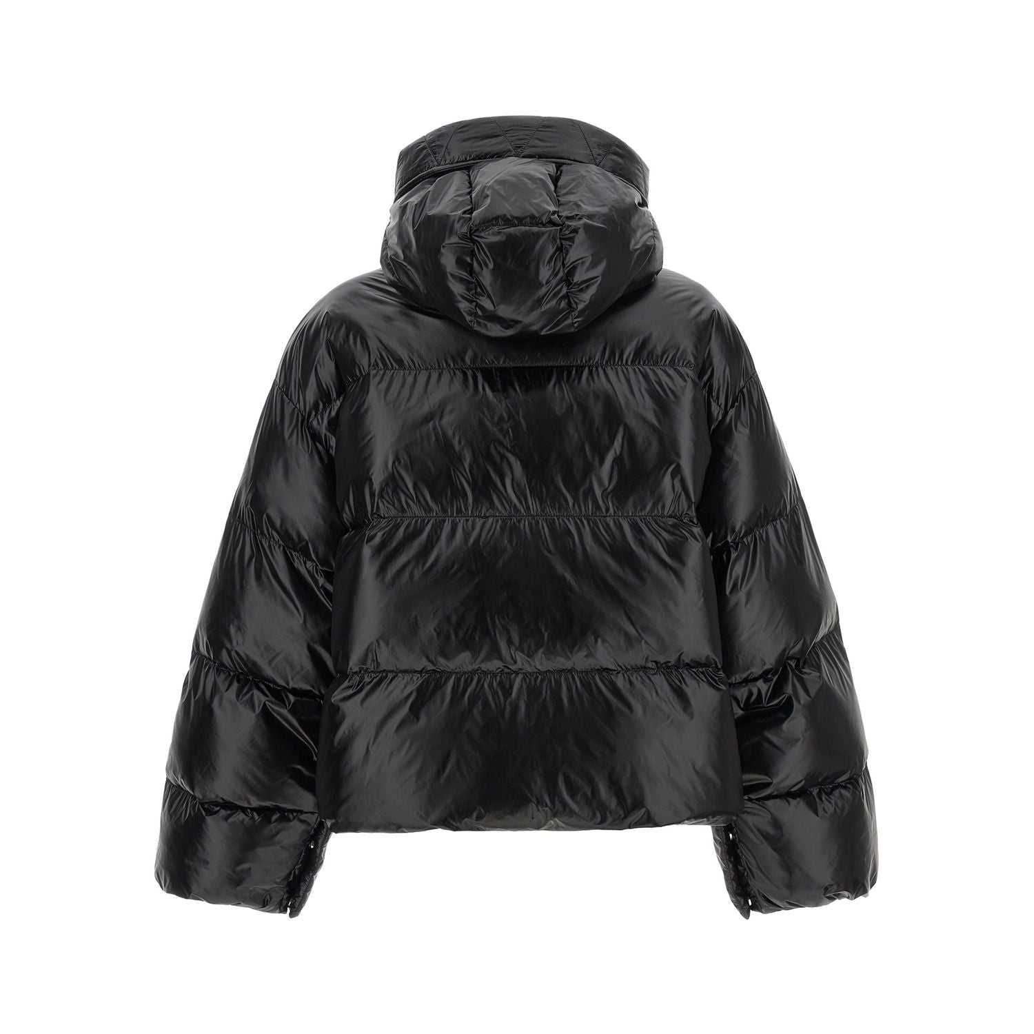 PINKO Black Polyamide Shell Jacket