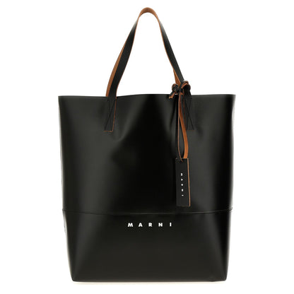 Marni Black Polyethylene Tote Bag