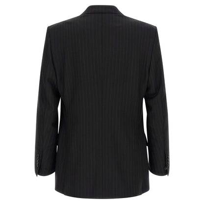 Tom Ford Black Wool Two-Piece Suit