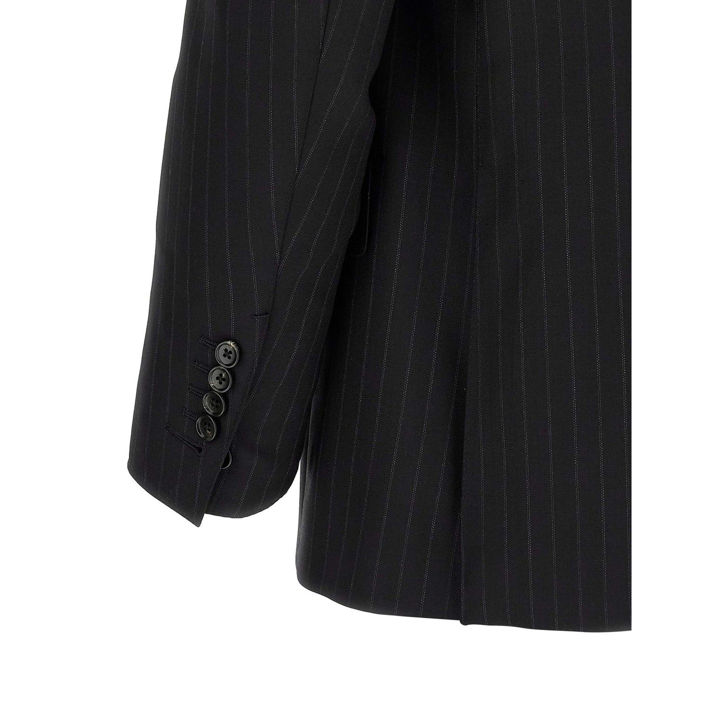 Tom Ford Black Wool Two-Piece Suit