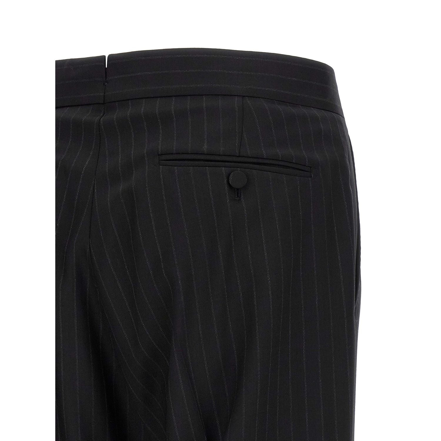 Tom Ford Black Wool Two-Piece Suit