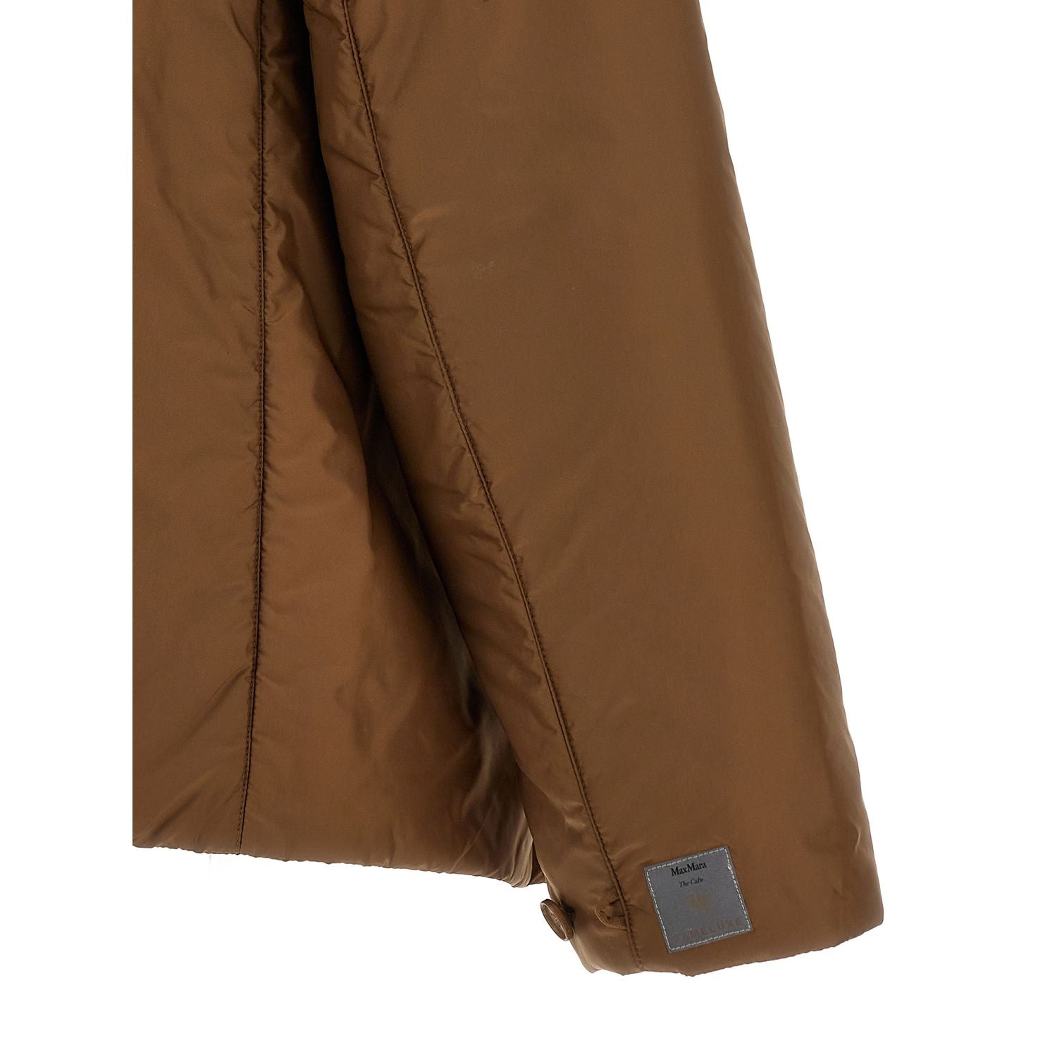Max Mara Brown Polyester Shell Jacket